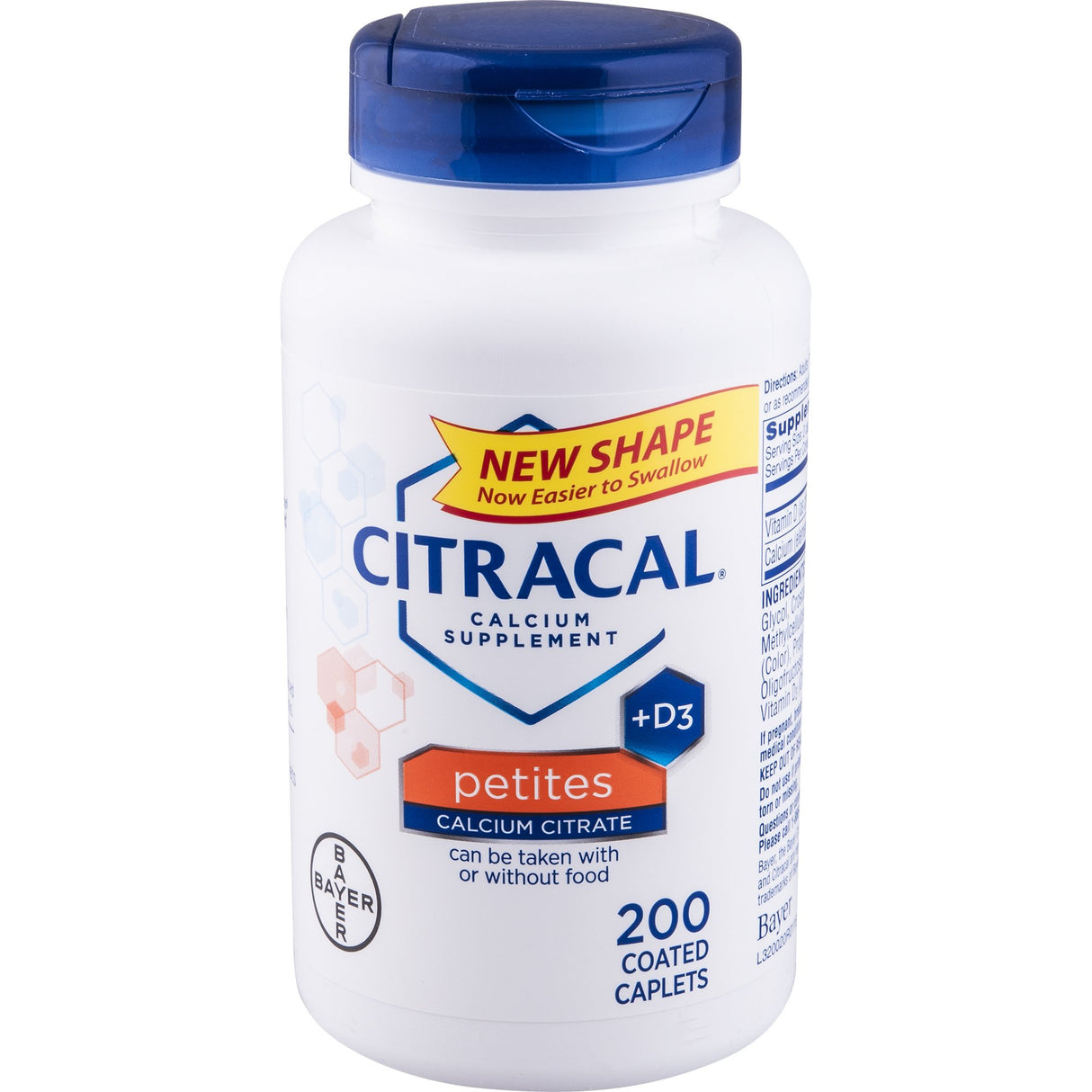 Citrato de calcio con vitamina D3 500 UI