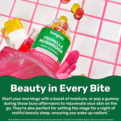 Suplemento Gomitas diarias de hongos colágeno de belleza 60u