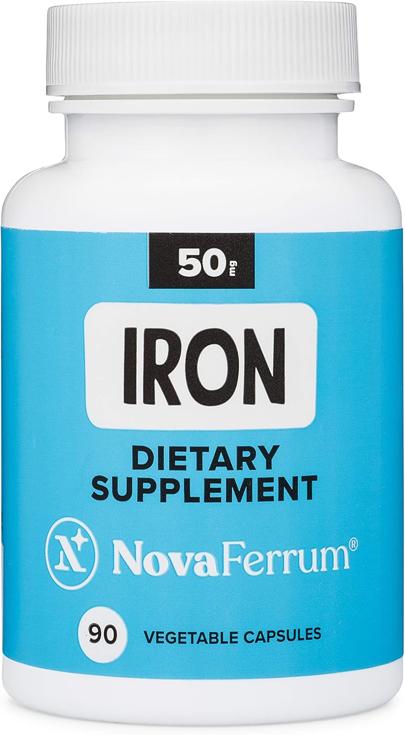 Suplemento de hierro para adultos 50 mg de hierro hombres