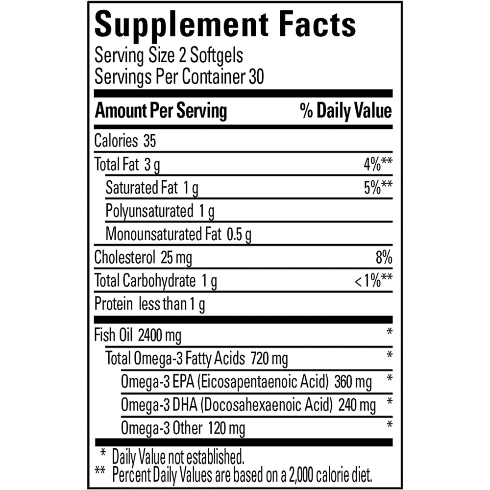 Suplementos Alimenticios Aceite de pescado sin eructos