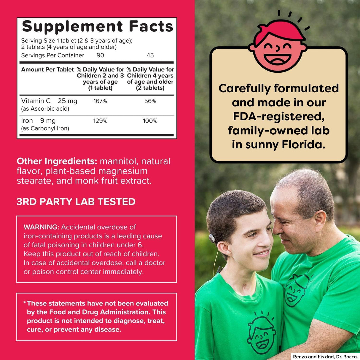 Suplementos Alimenticios Suplementos de hierro para niños