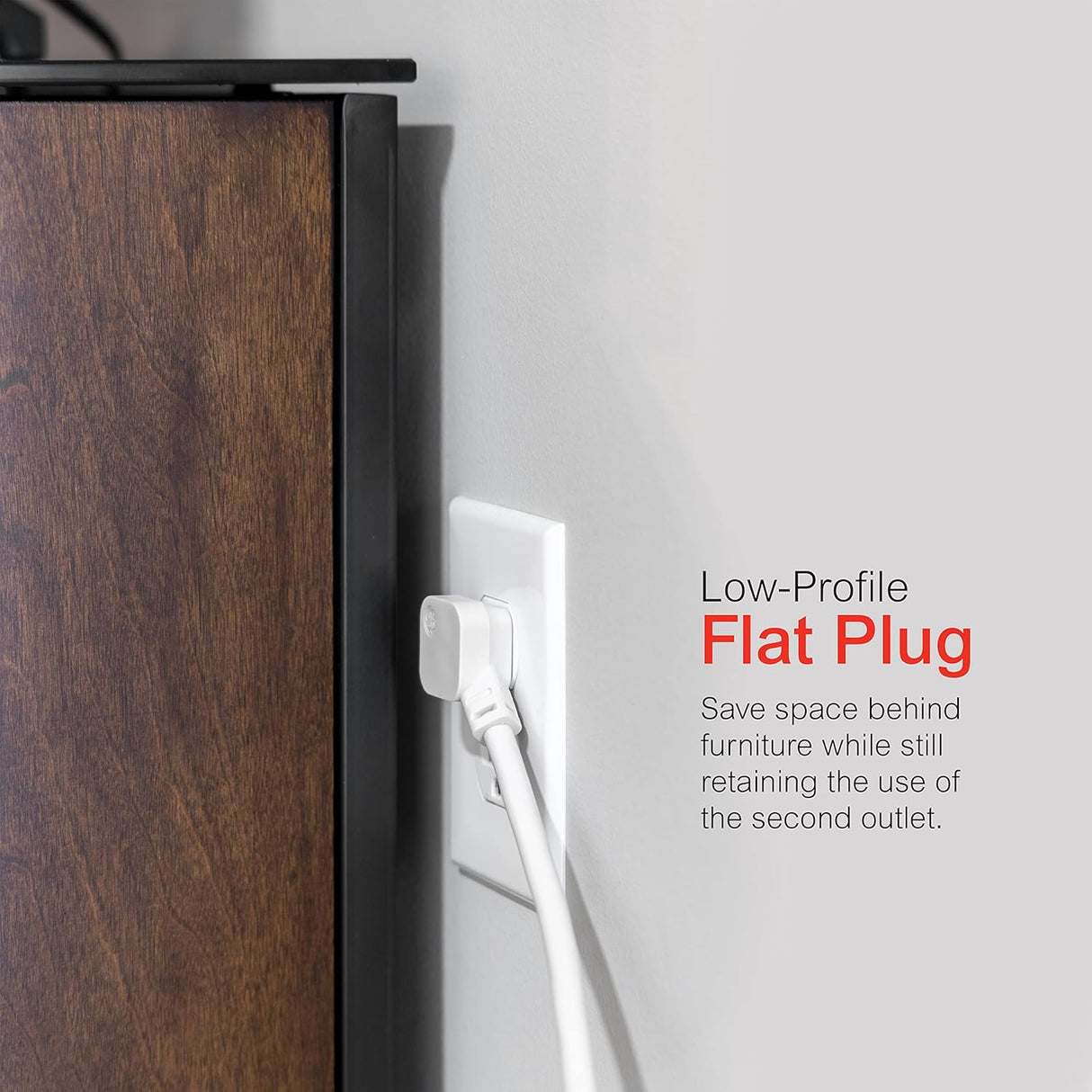 GE Pro 40532 Protector SurGE de 6 tomas, cable de extensión