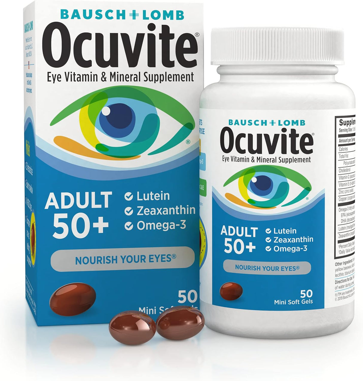 Ocuvite vitaminas para los ojos