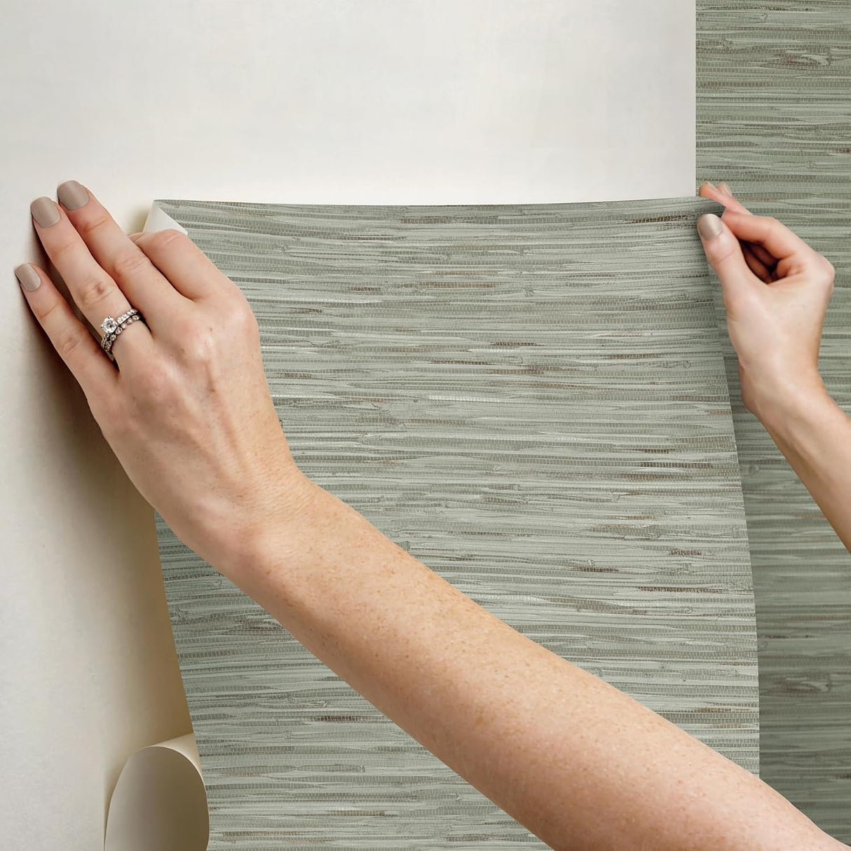 Papel Tapiz Adhesivo Grassweave, NUS4993 de Green Grassweave