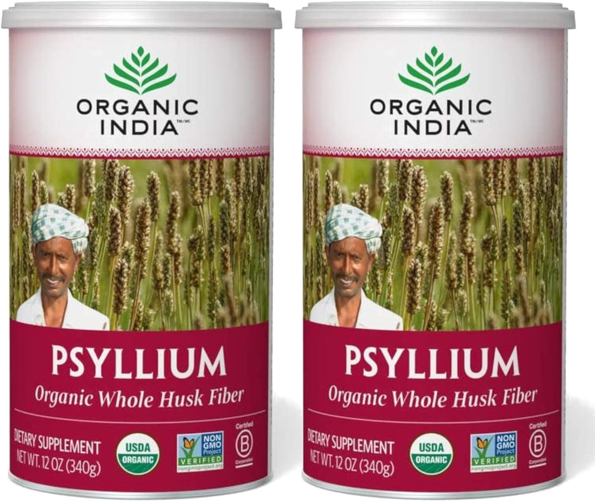 Polvo de Cáscara de Psyllium Orgánico, Suplemento de Fibra - 12