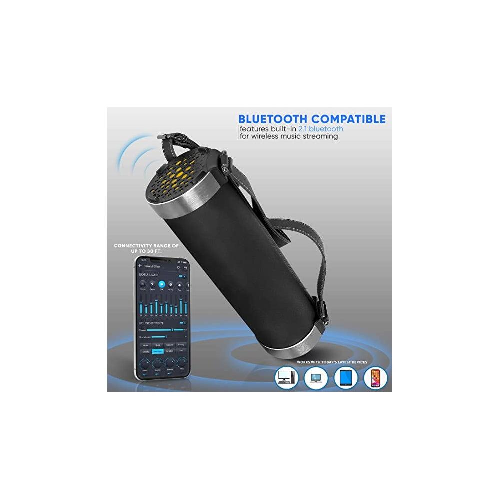 Parlantes Portátiles Negro PYLE-HOME PBMSPG19