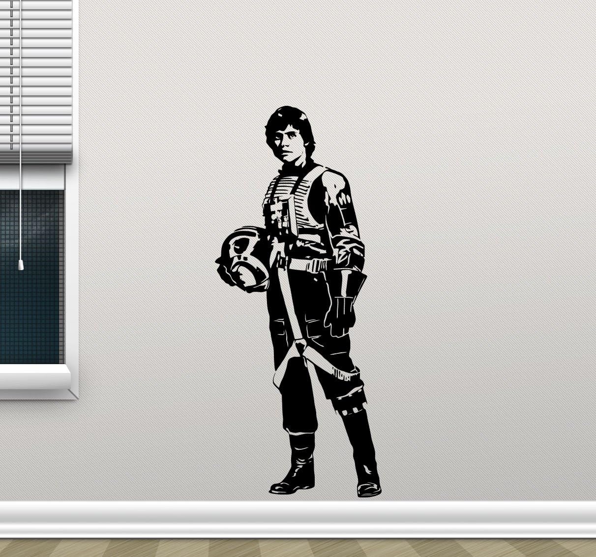 Vinilo Decorativo Luke Skywalker, Infantil, 162crt, Murales