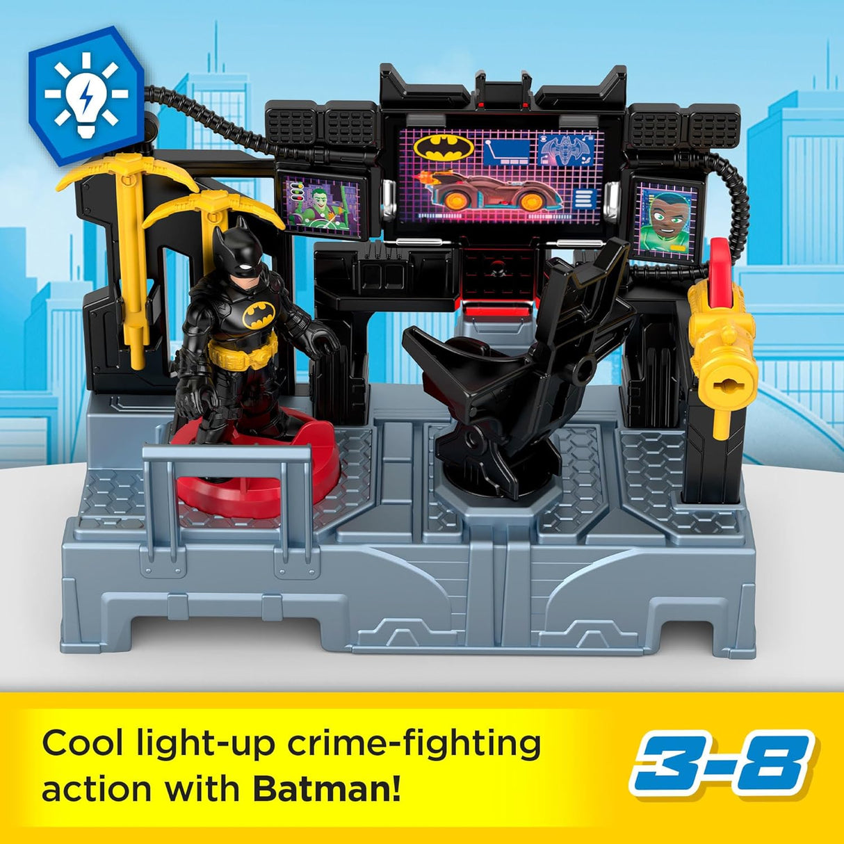 Fisher-Price Imaginext DC Batman Centro de Mando con Luces