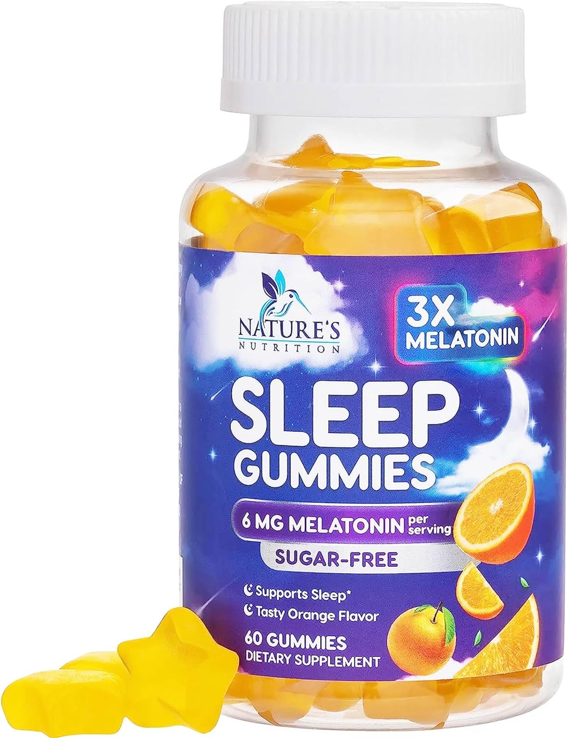 Gomitas para dormir sin azúcar naturales extra fuertes