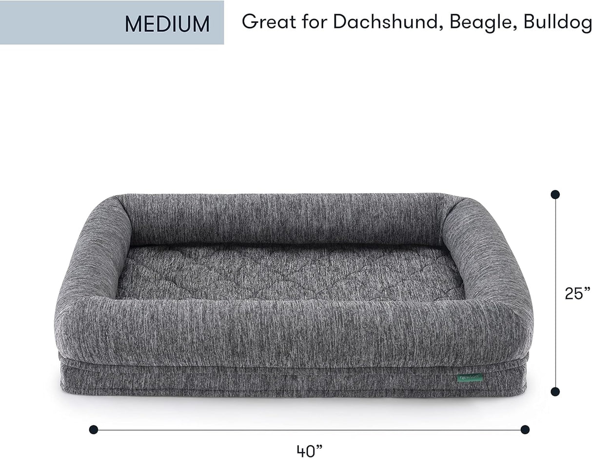 Cama ortopédica para mascotas con funda de cama extraíble