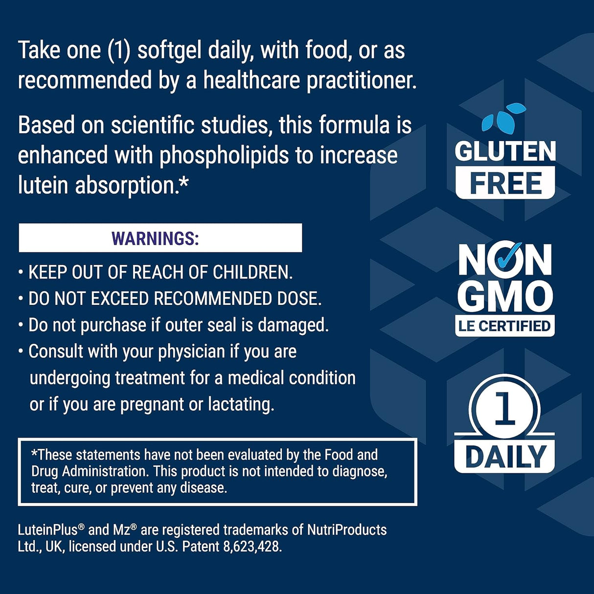 Suplemento Life Extension Soporte ocular con azafrán 60 cáp