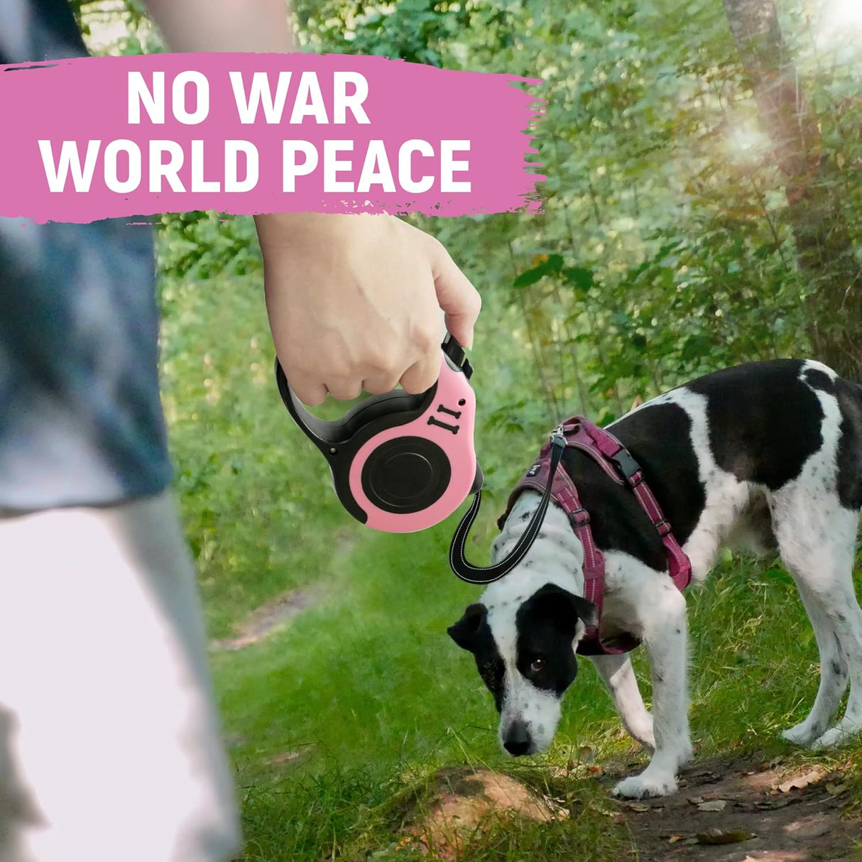 Correa de Perro Retráctil Automática con Mango Antideslizante