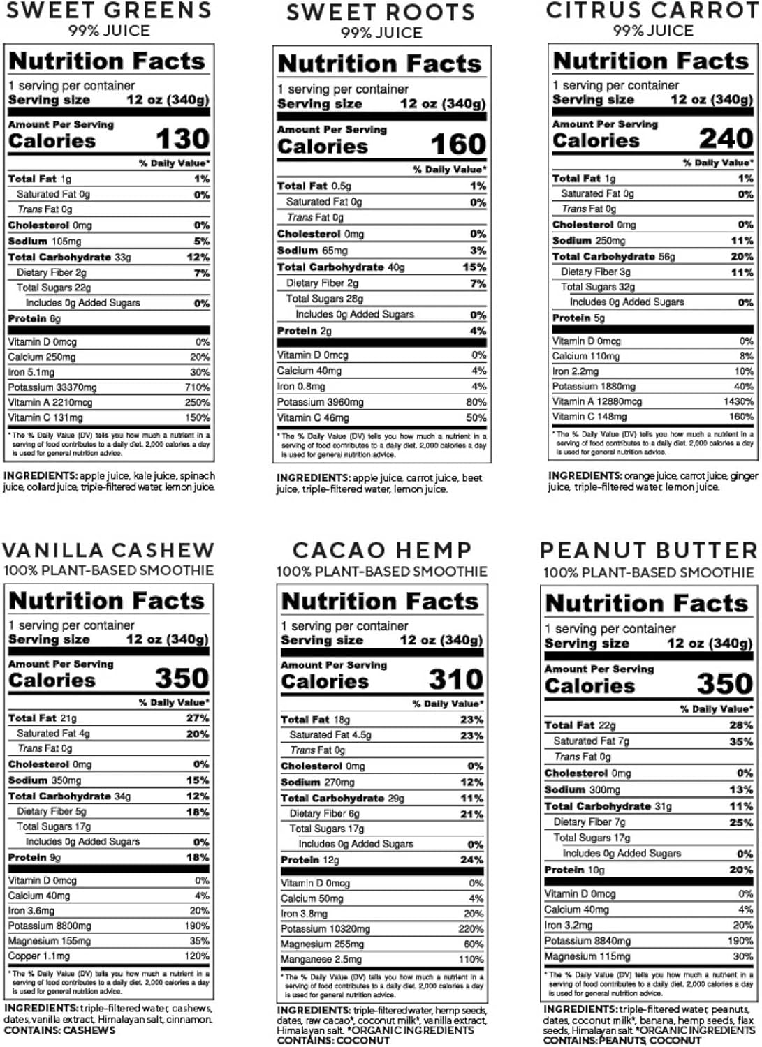 Batidos y Jugos de Proteínas Vegetales
