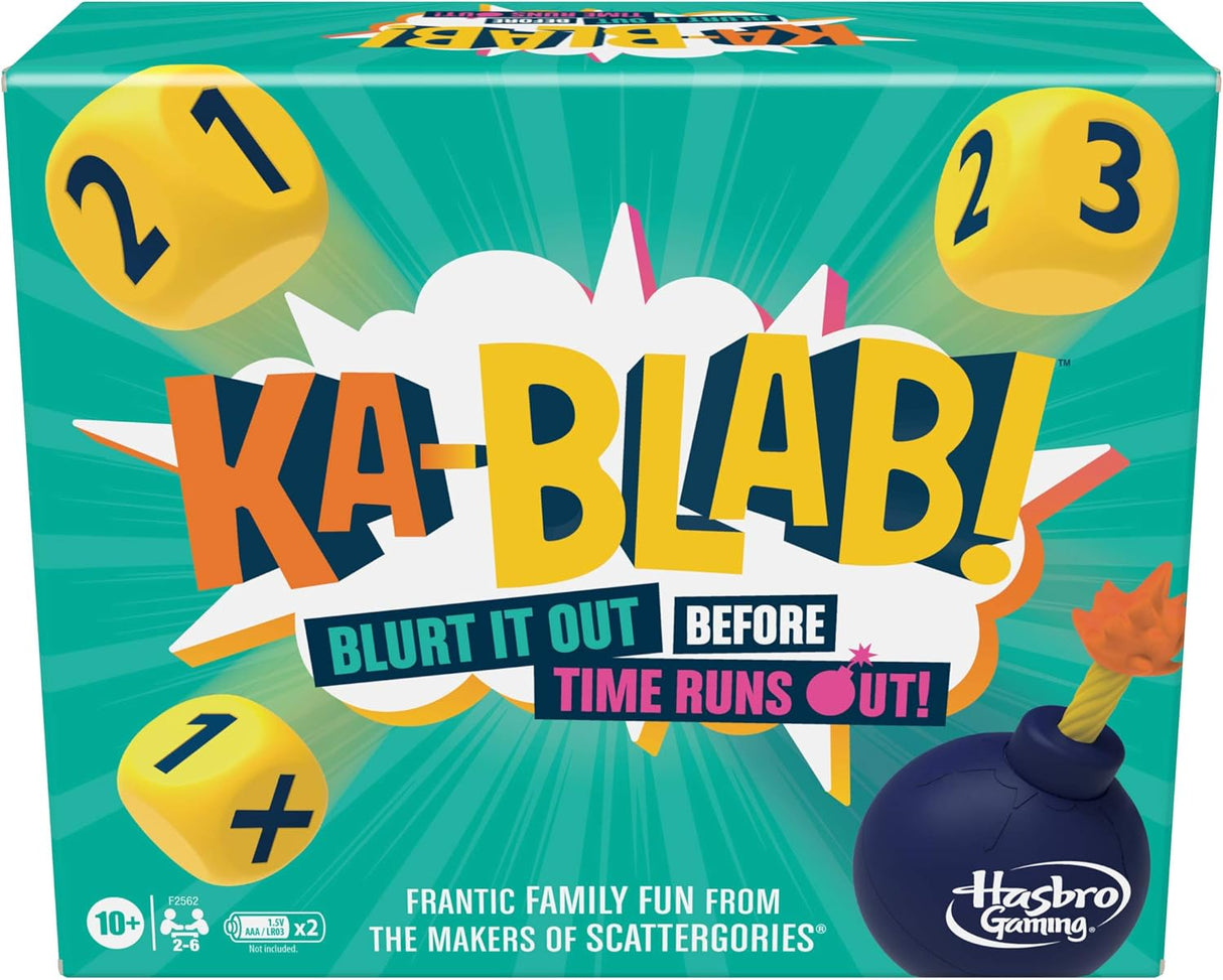 Juego Ka-Blab! de Hasbro Gaming, familiar y divertido para 2-6 jugadores