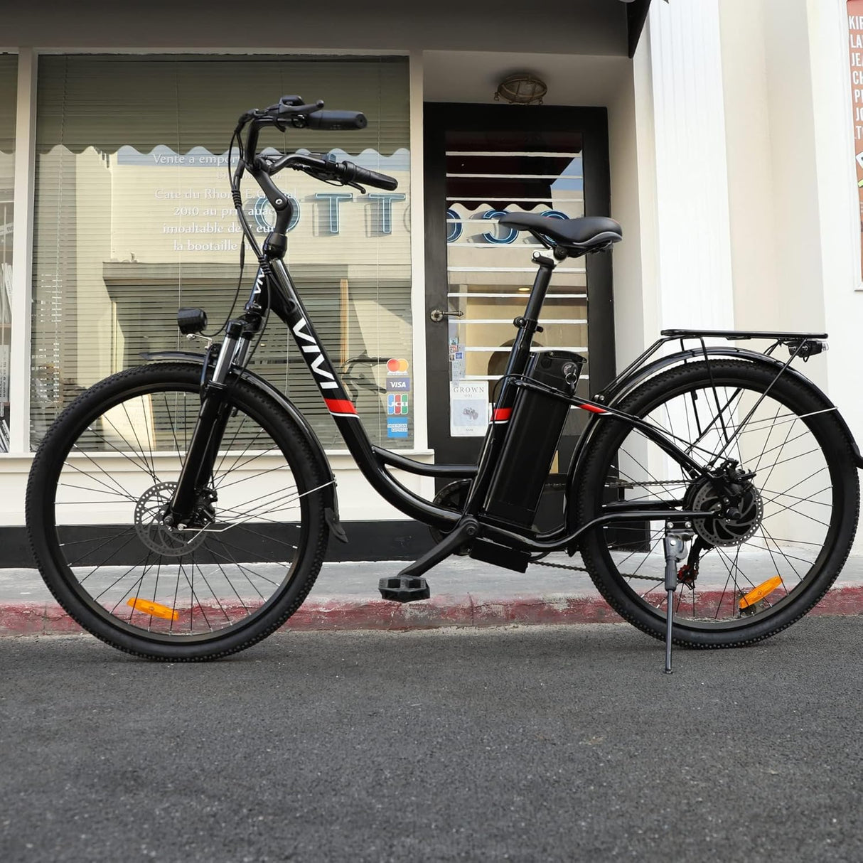 Bicicleta Eléctrica Vivi 750W, 50 millas, Control de Crucero