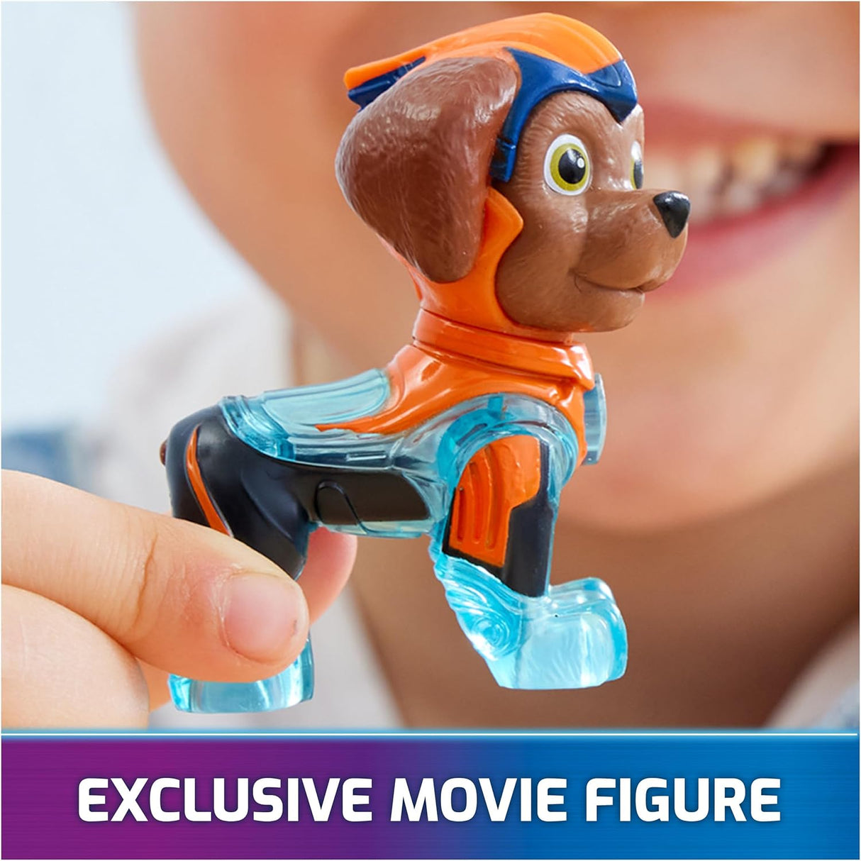 Película Paw Patrol Mighty: Bote Jet de Juguete con Zuma, Luces y Sonidos