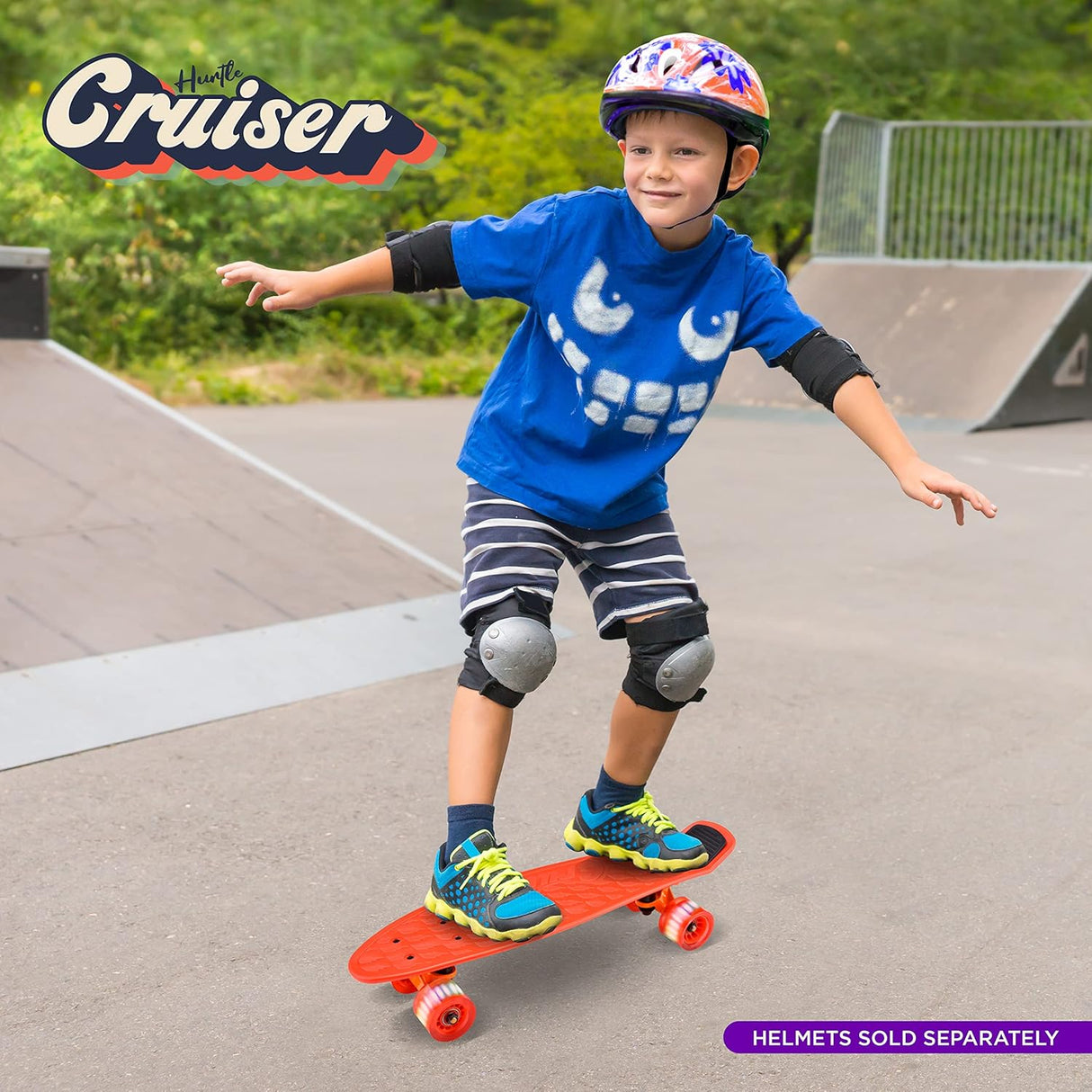 Skateboards o patineta roja para niños Hurtle HCSK182