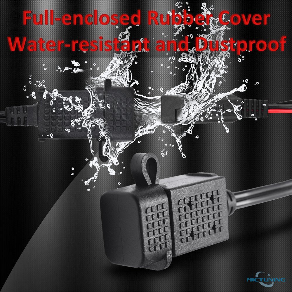 Adaptador de cable Cargador USB a prueba de agua