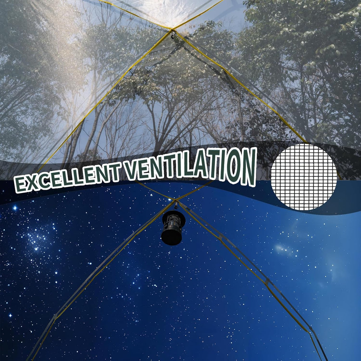 Tienda de campaña familiar 4 personas, impermeable, fácil de montar