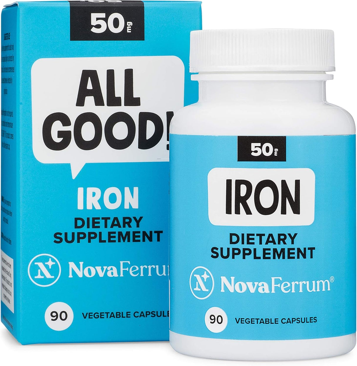 Suplemento de hierro para adultos 50 mg de hierro hombres