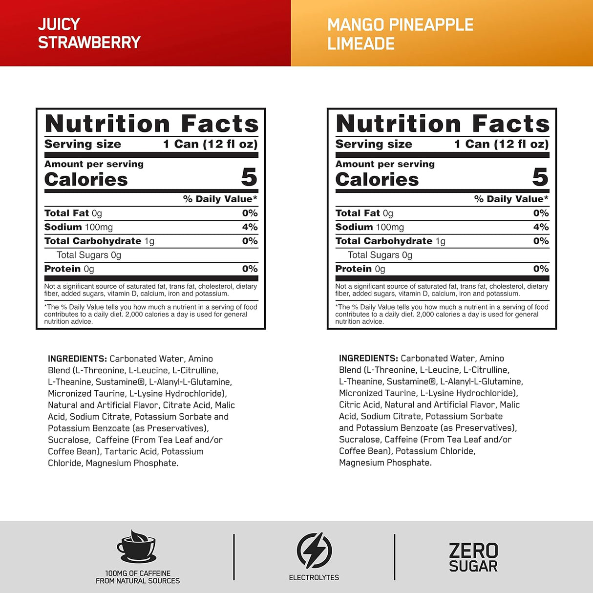 Suplemento Amino Energy Drink Plus electrolitos 12 pack