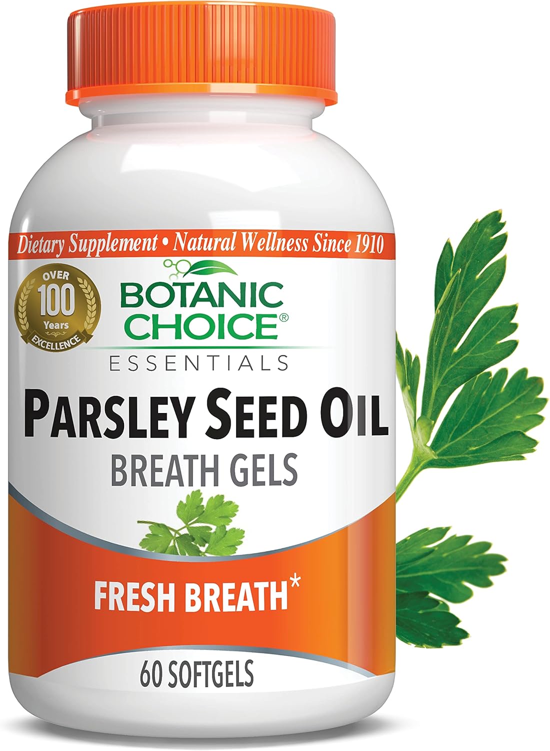 Aceite de Perejil Botanic Choice – Neutraliza Olor y Refresca el Aliento, 60 cápsulas