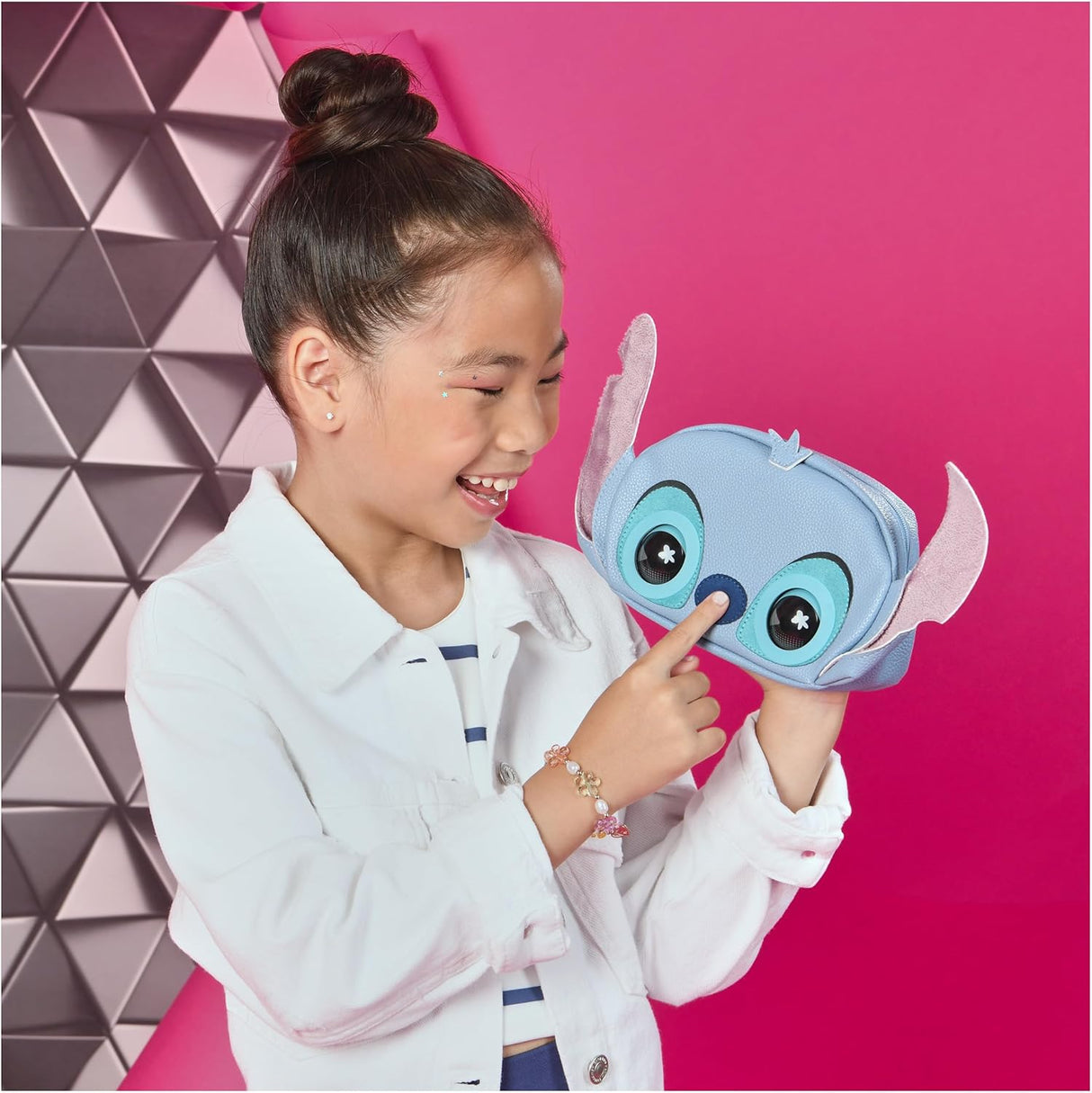 Purse Pets, Stitch Juguete Interactivo, Cruzada Plush