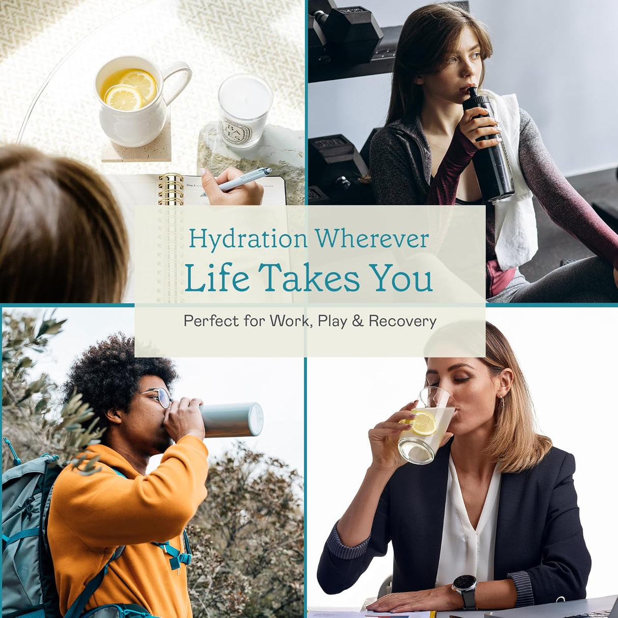 Electrolitos en polvo GOODONYA | Orgánico, bajo en azúcar | 12 sobres