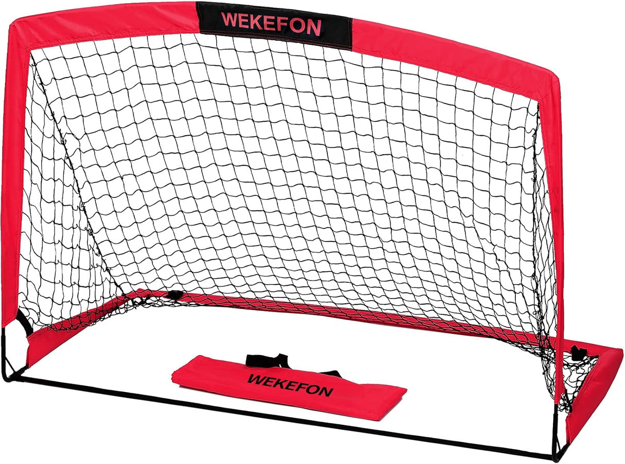 Red de futbol portatil con bolsa transparente