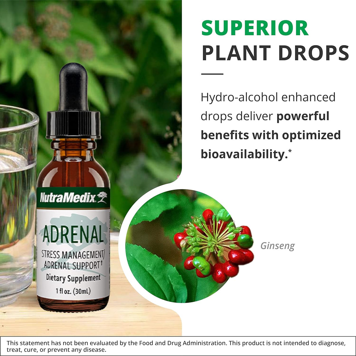 Suplemento de fatiga suprarrenal Astrágalo Schisandra 1 onza