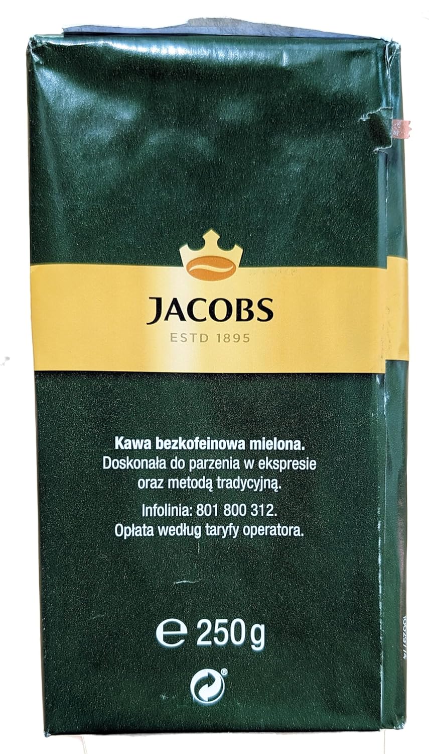 Café Molido Descafeinado Jacobs Kronung 250g Sin Cafeína