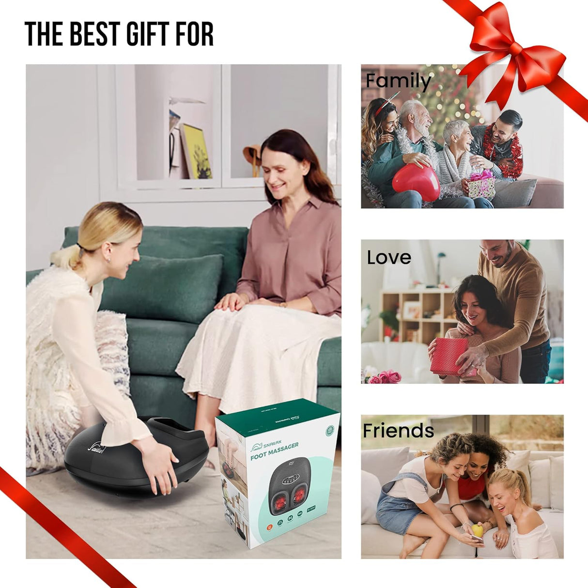 Masajeador de pies con calor para fascitis plantar