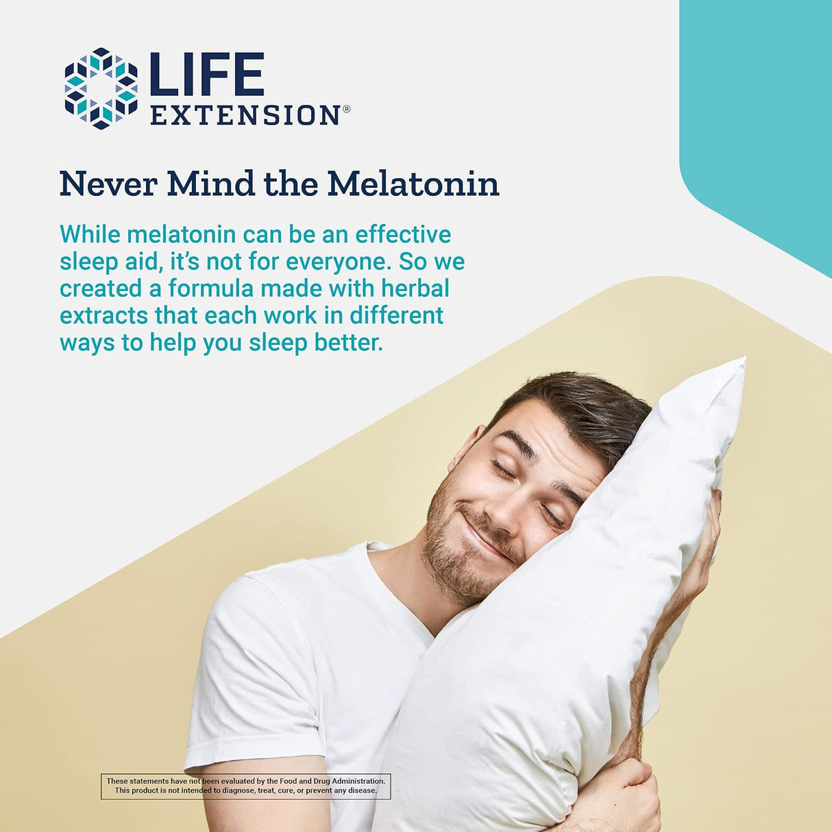 Suplemento natural para dormir sin melatonina Life Extension