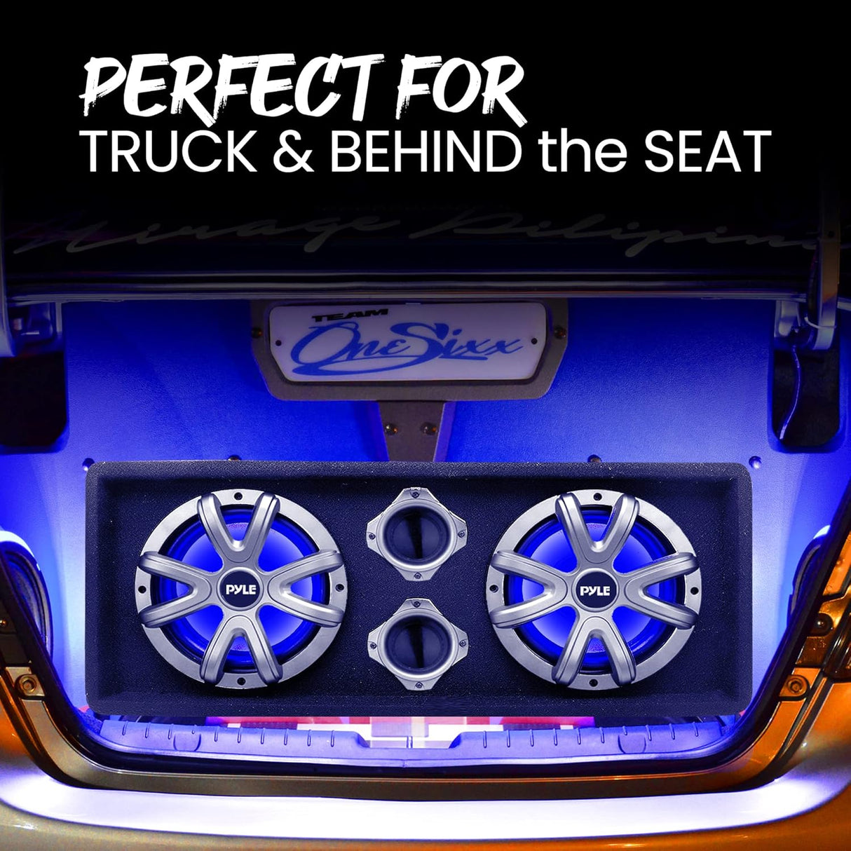 Parlantes de caja de subwoofer dual PYLE PLBS102LE