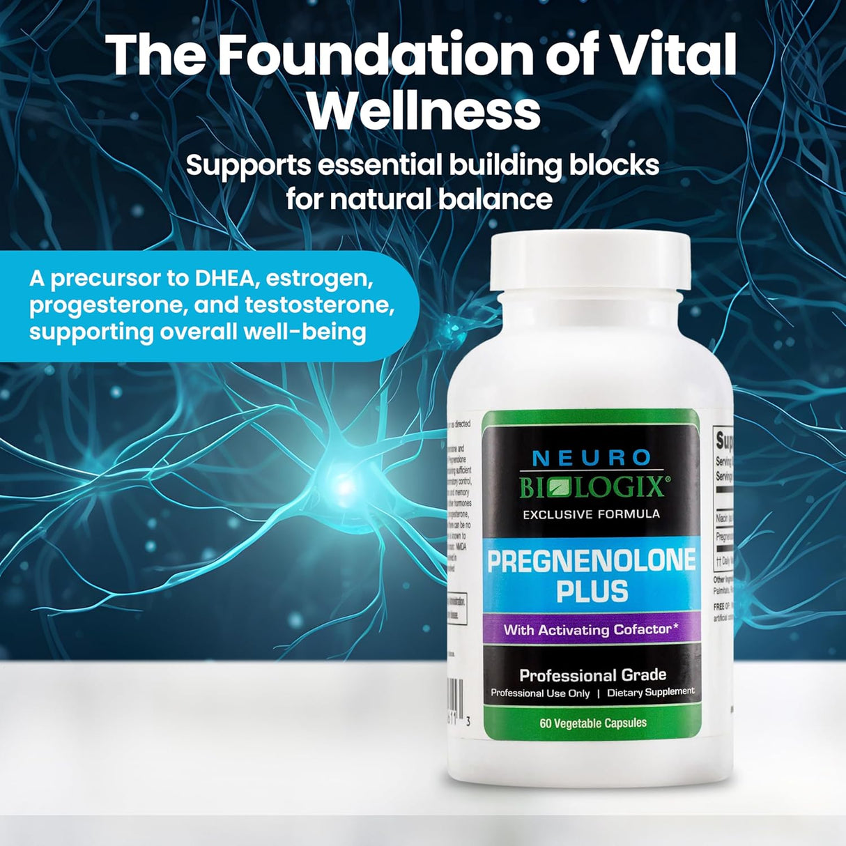 Suplemento de Pregnenolona Plus - Energía y Equilibrio Hormonal