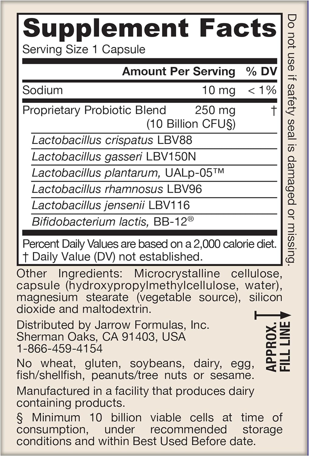 Probióticos avanzados Fem-Dophilus apoyo Digestivo 30 cápsulas