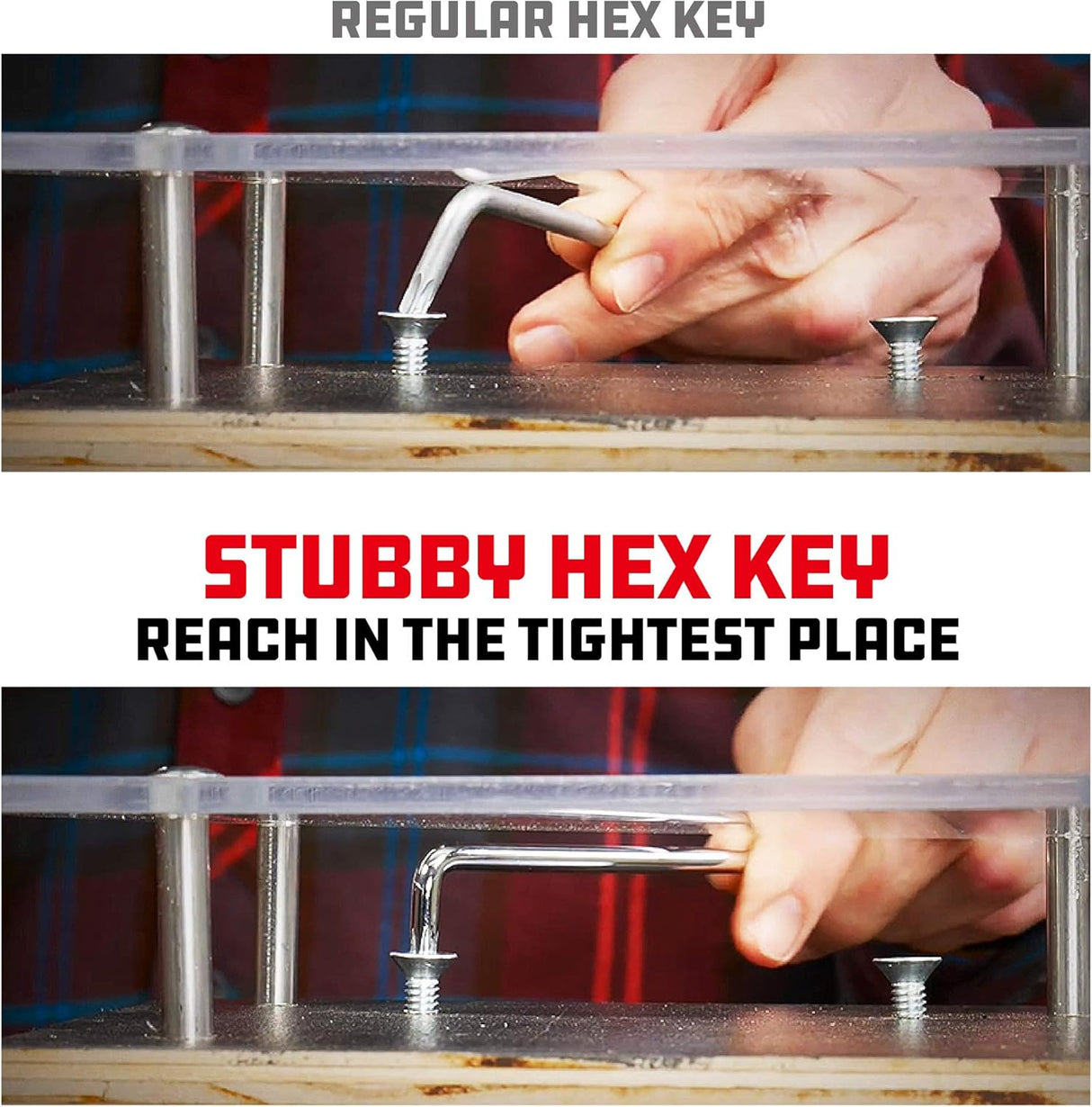 Juego de Llaves Hexagonales Powerbuilt 9 Piezas 240100