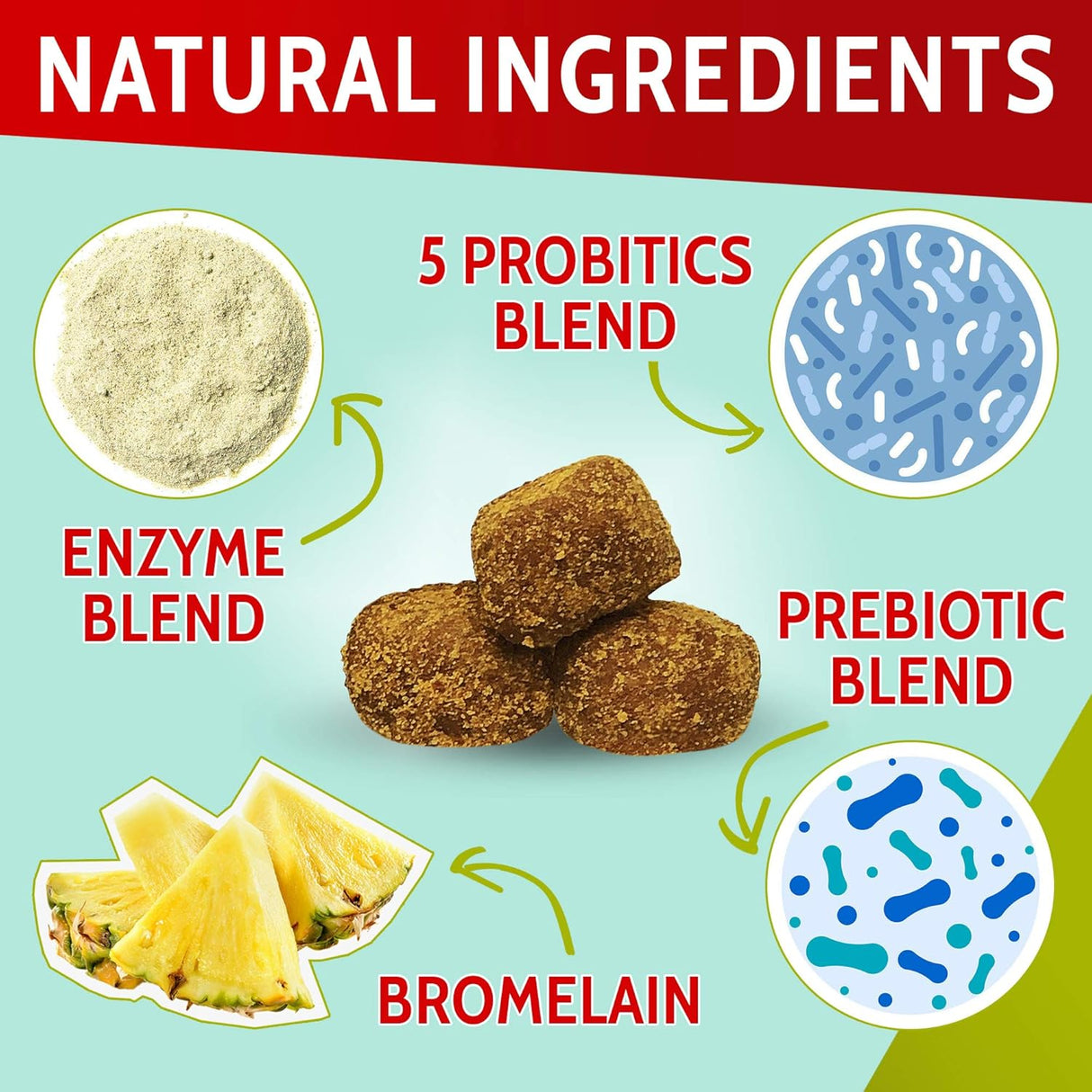 Vitaminas para perros 120 probióticos avanzados para perros