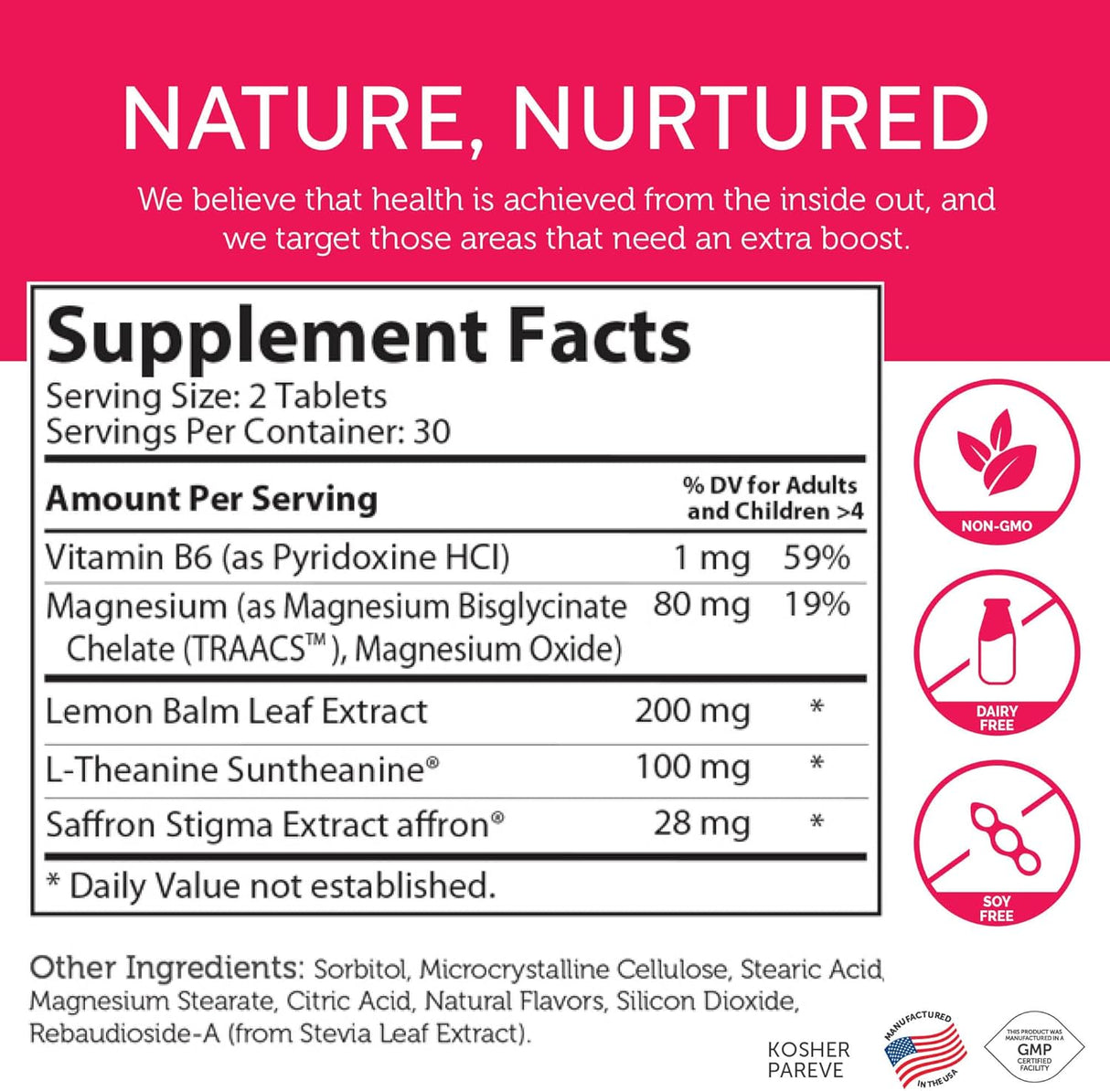 Suplemento Kosher Fruit Punch Magnesio masticable 60 tabl