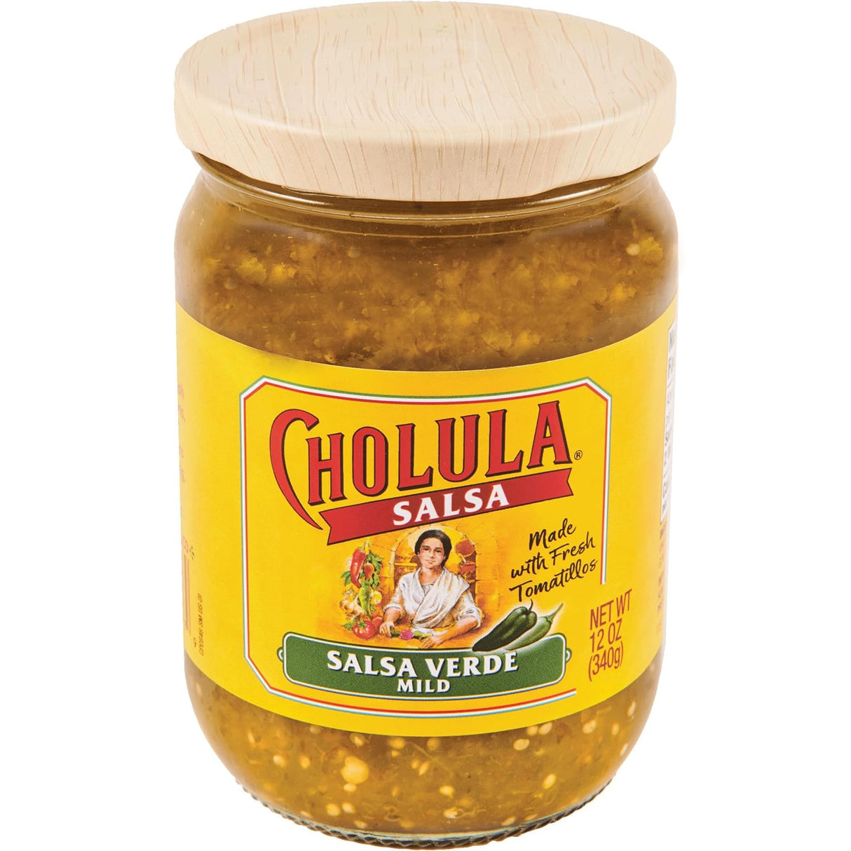 Salsa Verde Cholula (Mild) 12 oz - Salsa Mexicana Auténtica