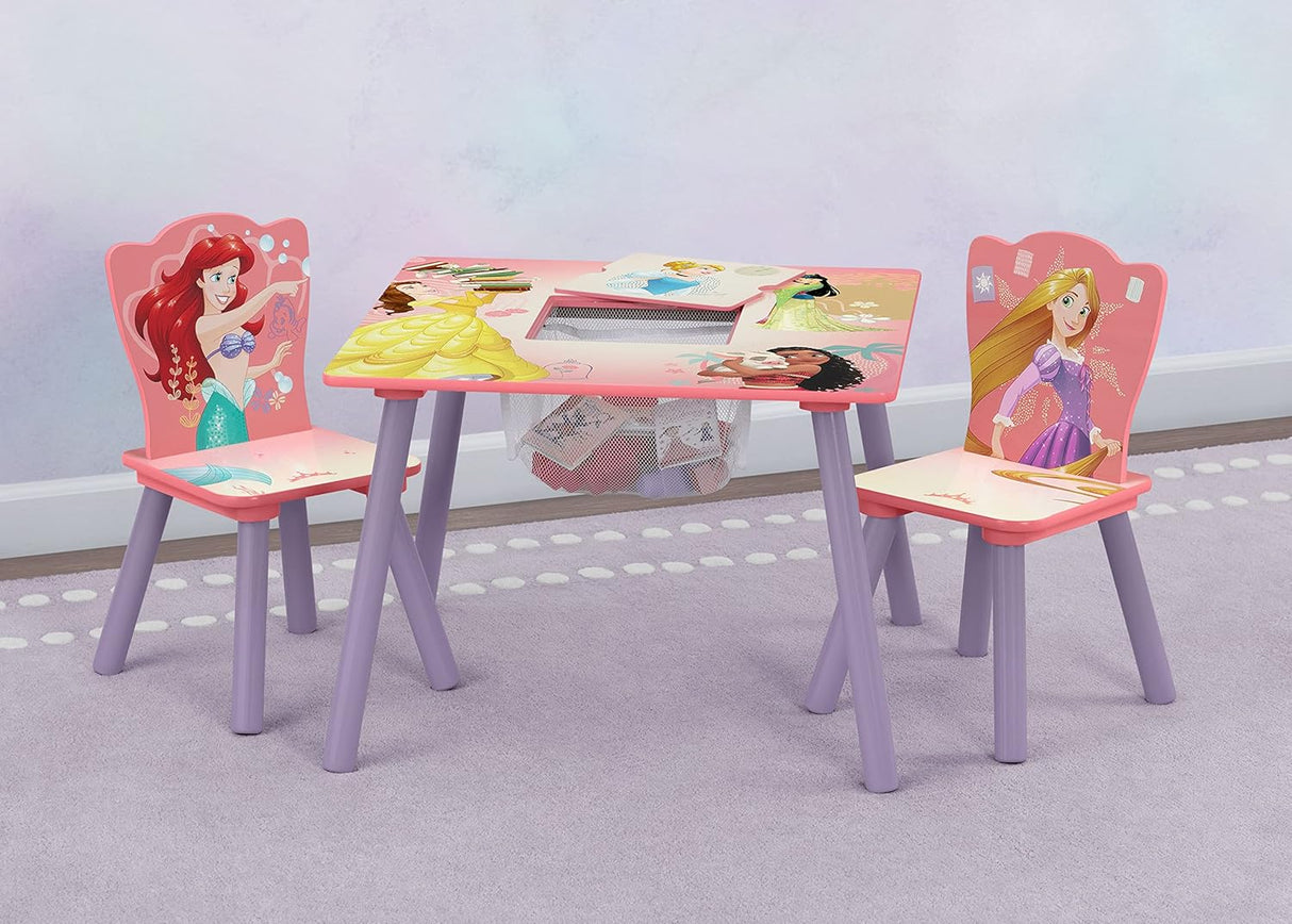 Juego de mesa y silla para niños para merienda