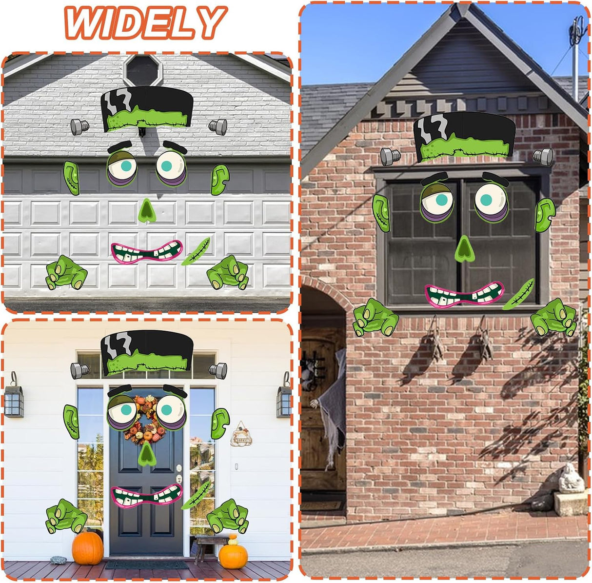 Kit de Decoraciones de Halloween para Autos, Monstruo con Ojos Grandes