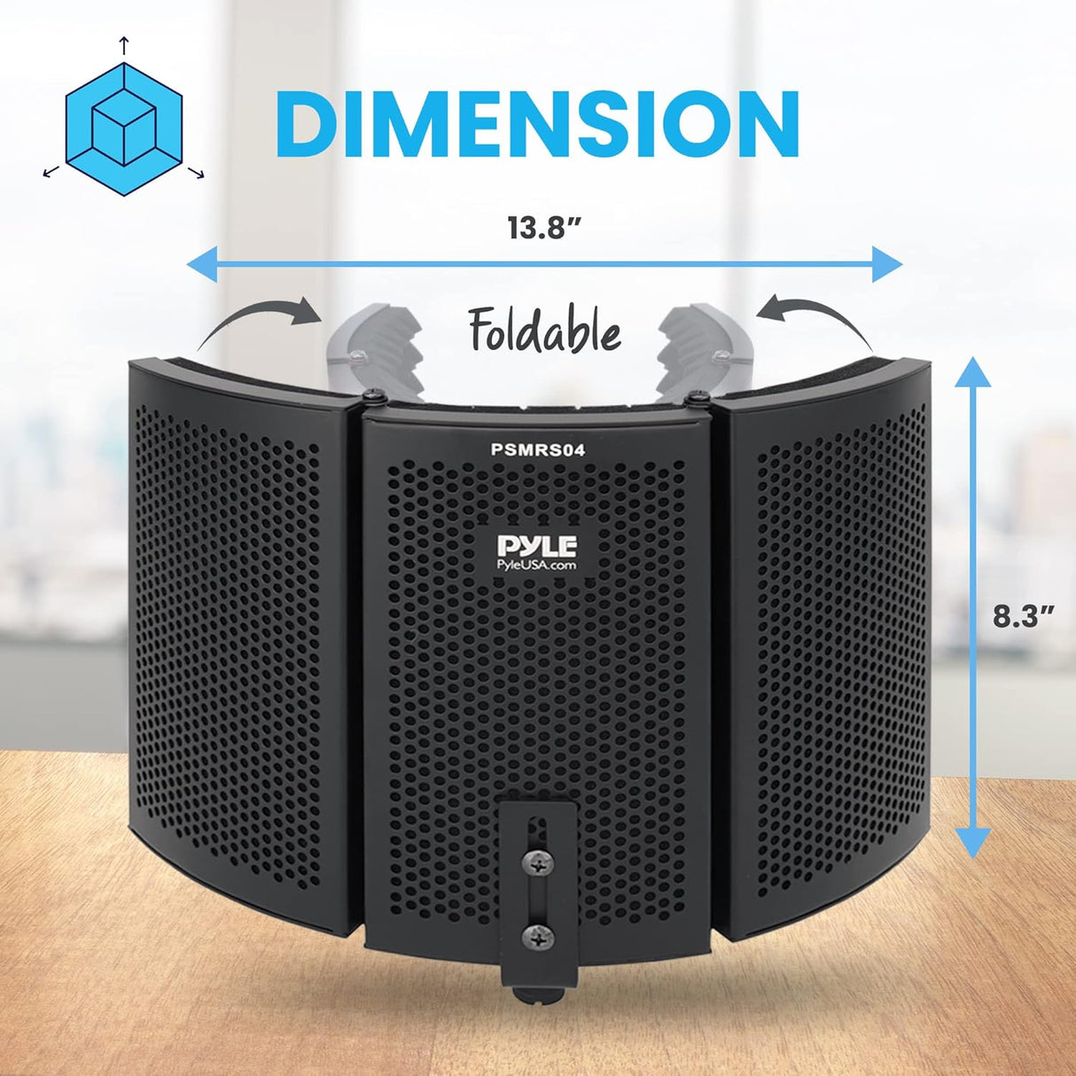 Escudo de aislamiento de micrófono PSMRS04 PYLE-PRO