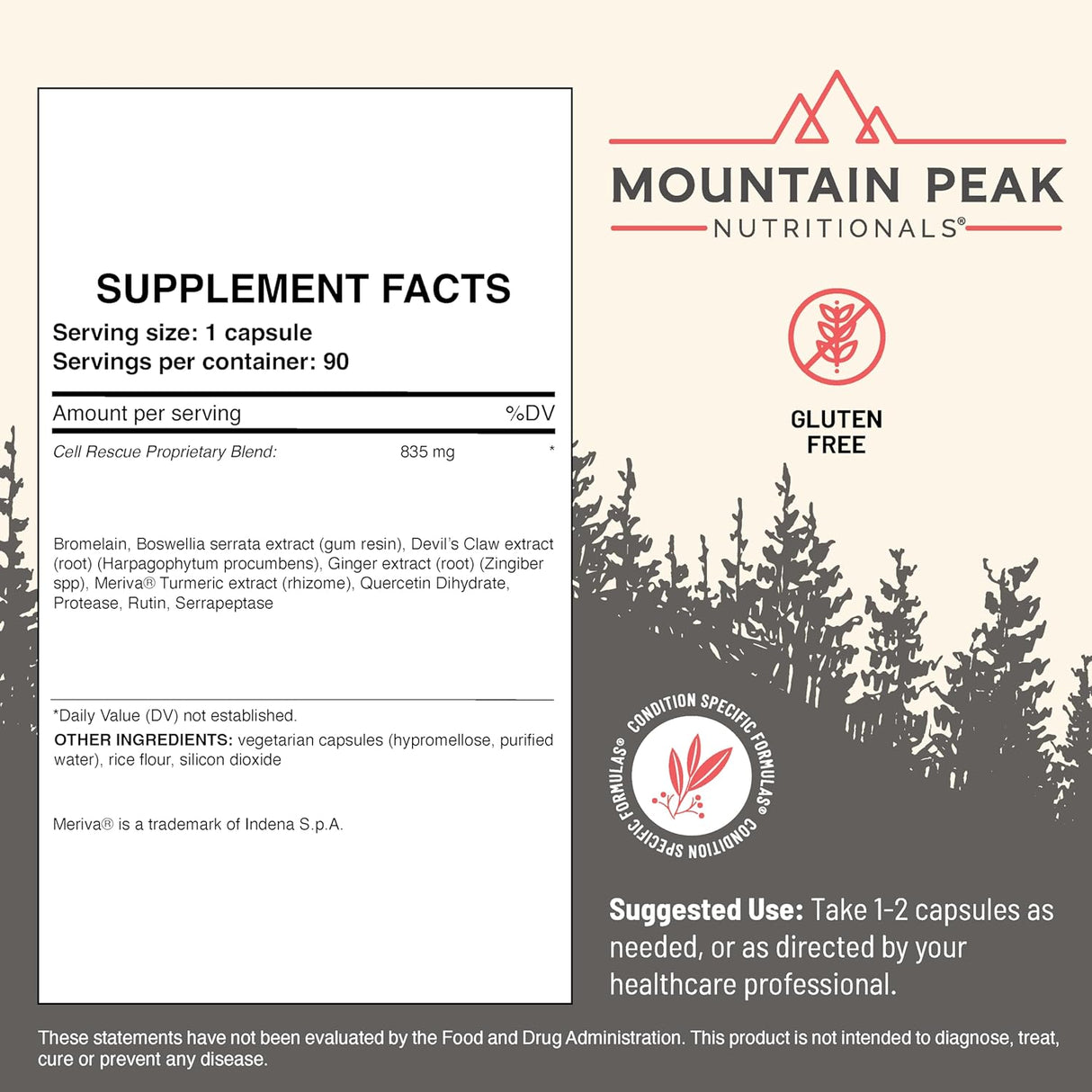 Suplemento Antioxidante Cell Rescue - Mountain Peak Nutritionals