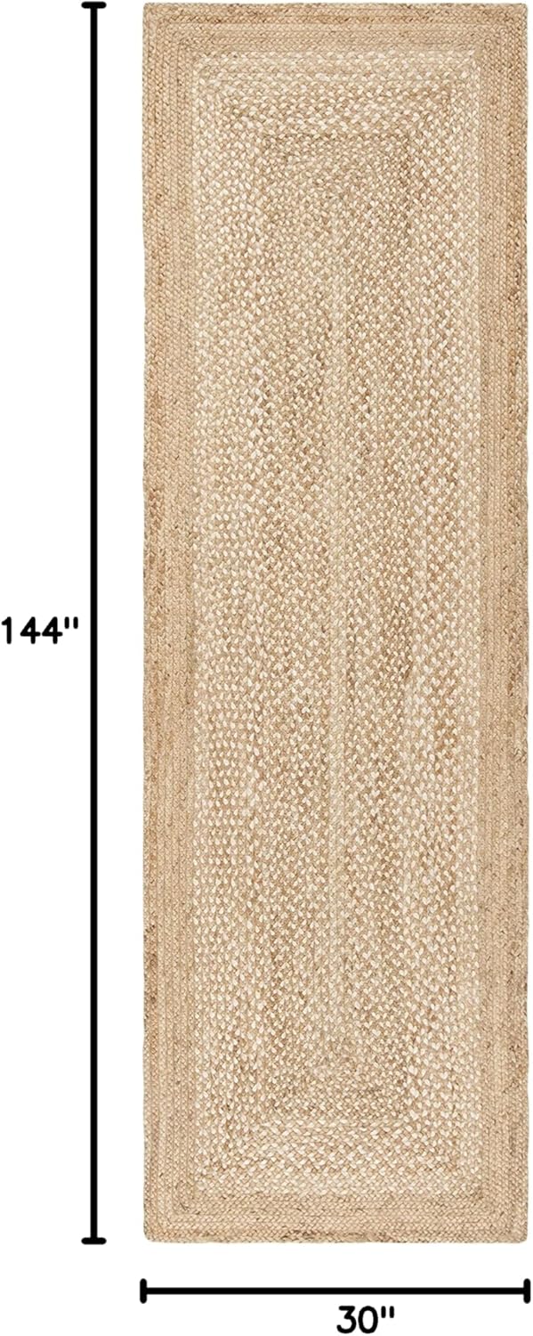 Alfombra Runner de Jute SAFAVIEH, Hecha a Mano, NF885B