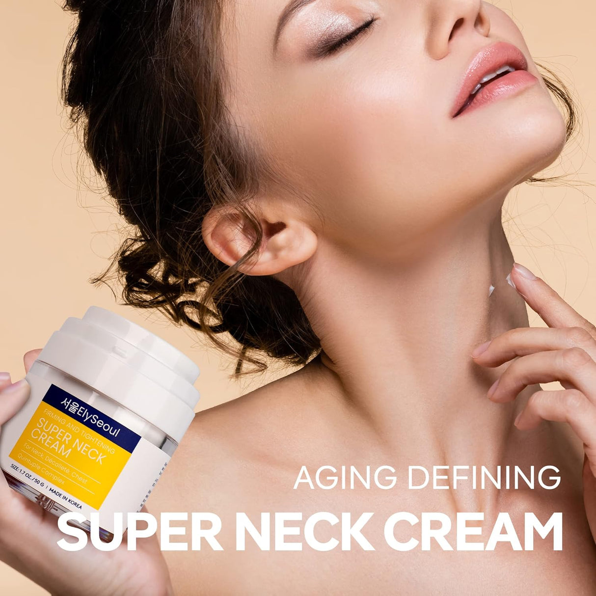 Crema coreana para el cuidado de la piel para el cuello