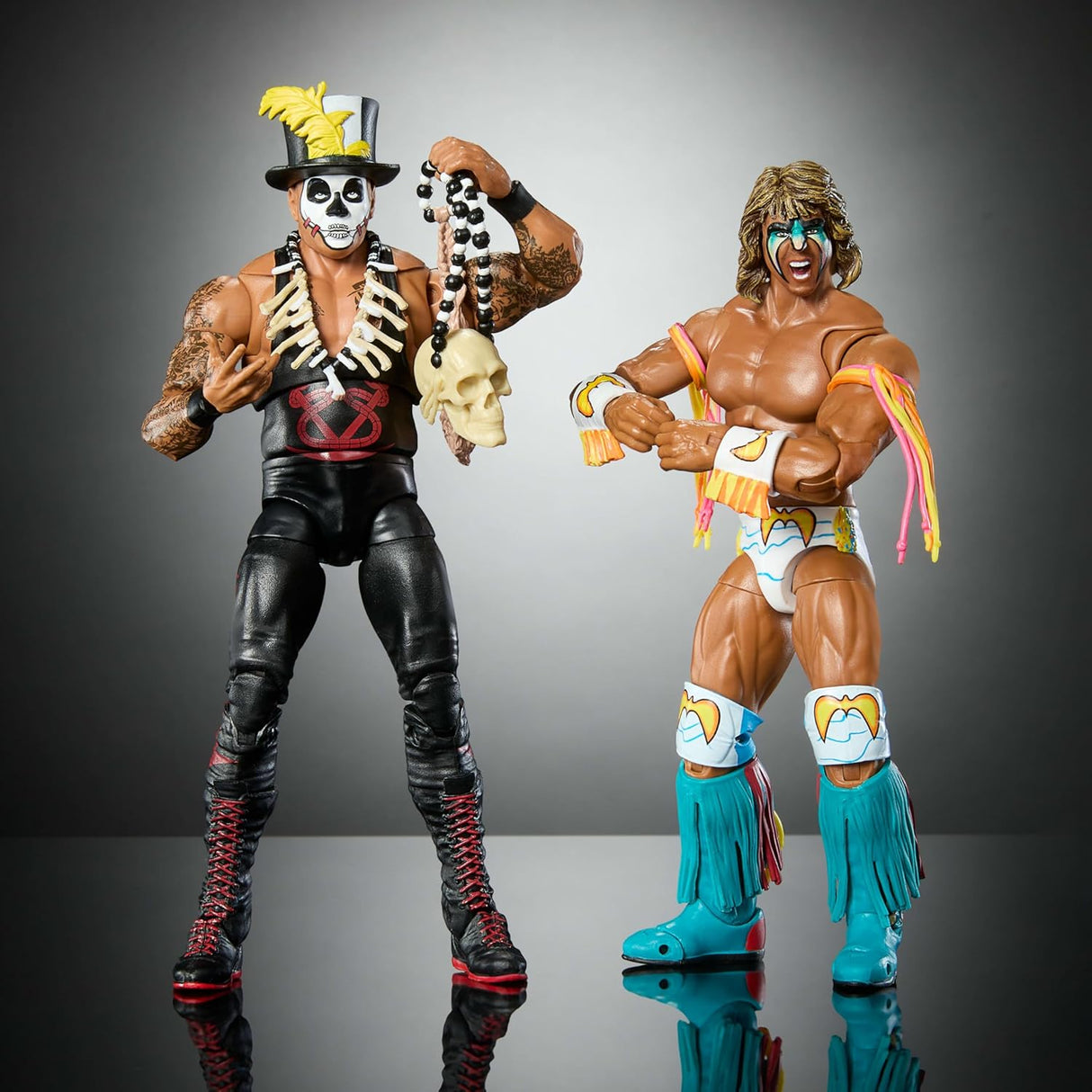 Figuras Mattel WWE Ultimate Edition 2-Pack Greatest Grudges '92 Ultimate Warrior & Papa Shango