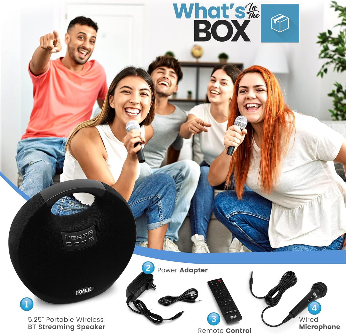 Parlantes Altavoz Bluetooth portátil inalámbrico PNX6BK