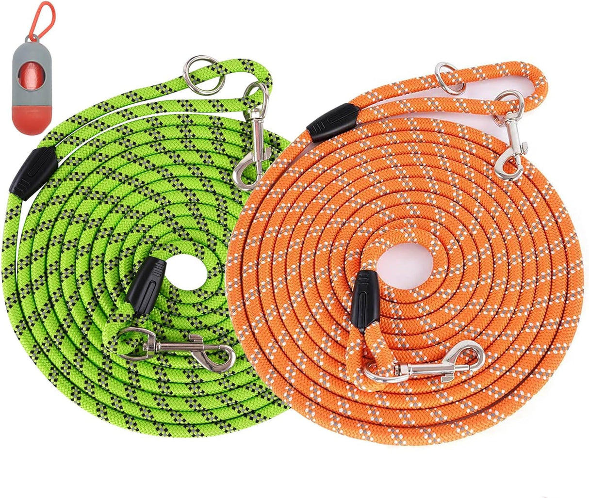 Correa Larga para Perros con Hilo Reflectante 15FT/30FT/50FT
