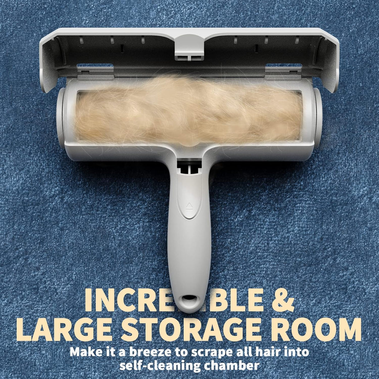 Removedor de Pelo de Mascotas DELOMO - Rodillo Reutilizable